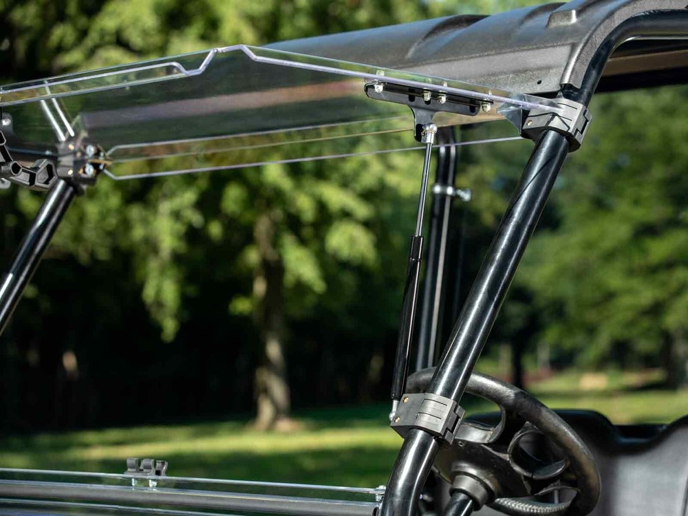 SuperATV Clear Scratch Resistant Flip Windshield for Tracker OX400 (2020+)