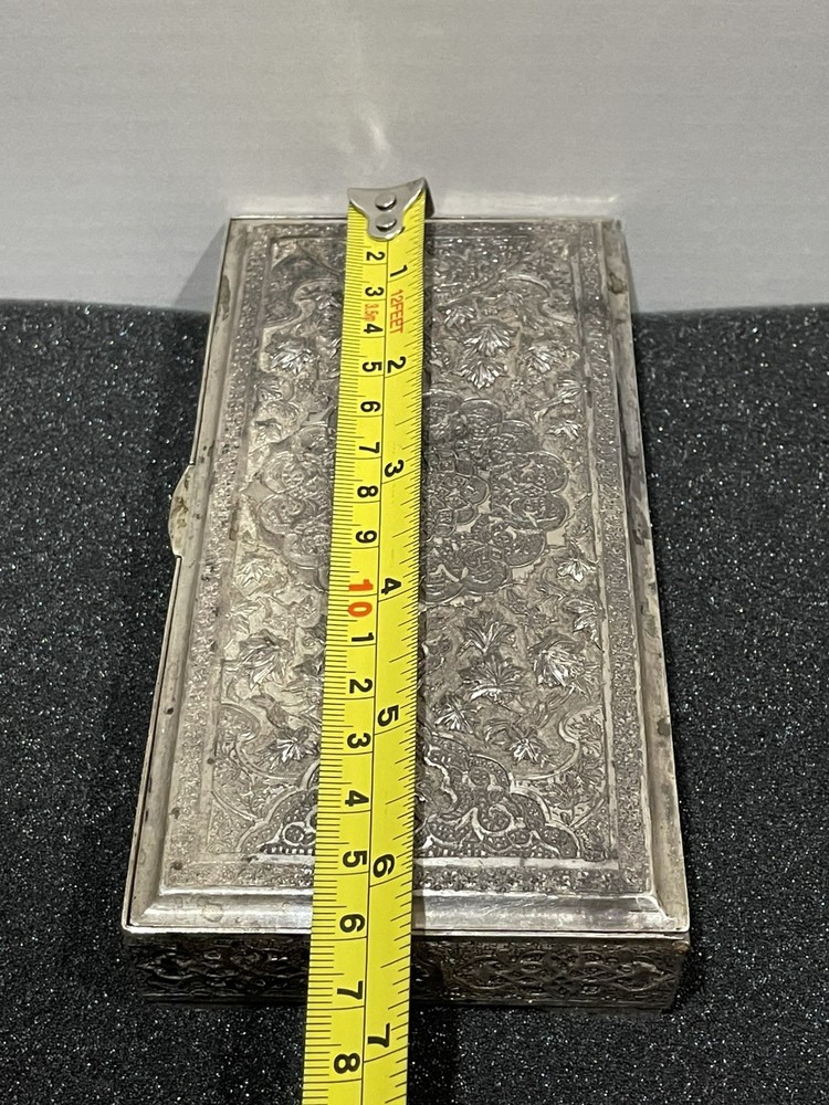 Antique box model craftsmanship 800 Sterling Silver 308g