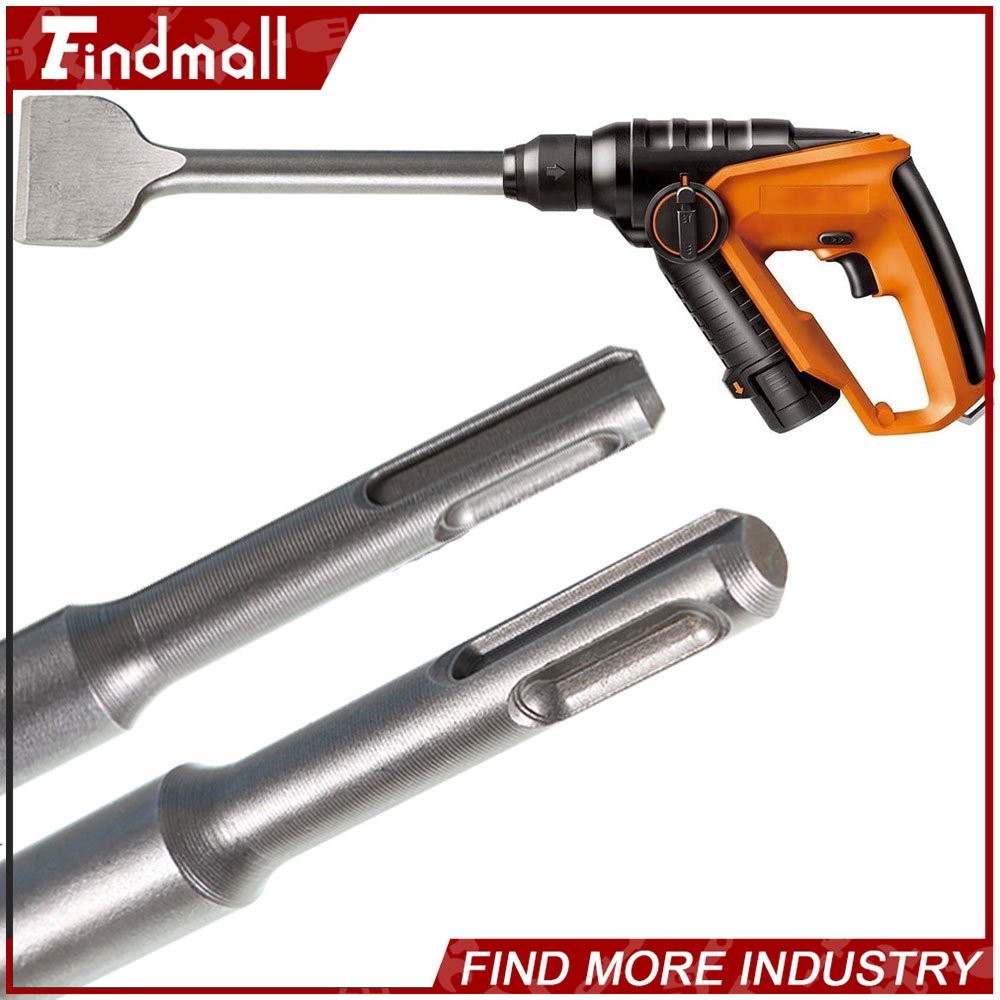Findmall 6Pcs Concrete Drill Bit Set Rotary Hammer Bits Chisel With Point Chisel