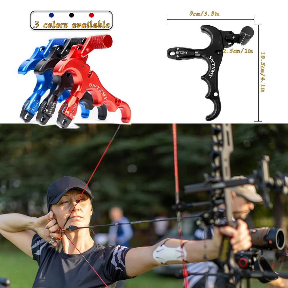 sntxmy Black Bow Release Aid for Compound Bow Archery Trigger