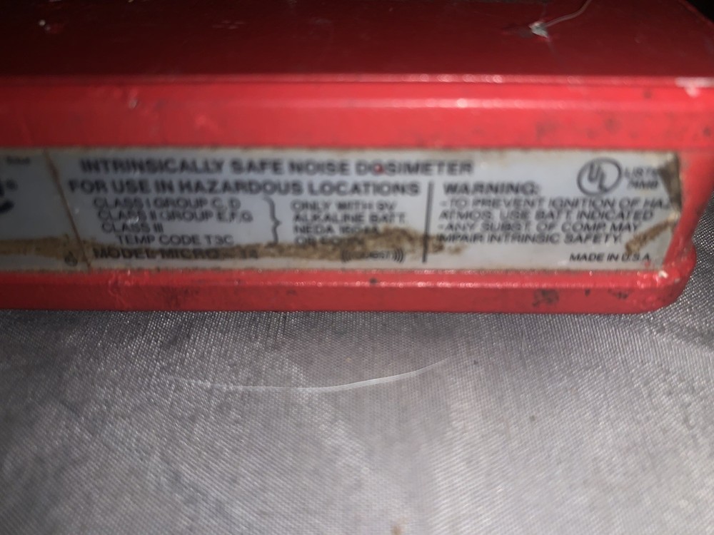 Quest Electronics Model Micro-14 Noise Dosimeter