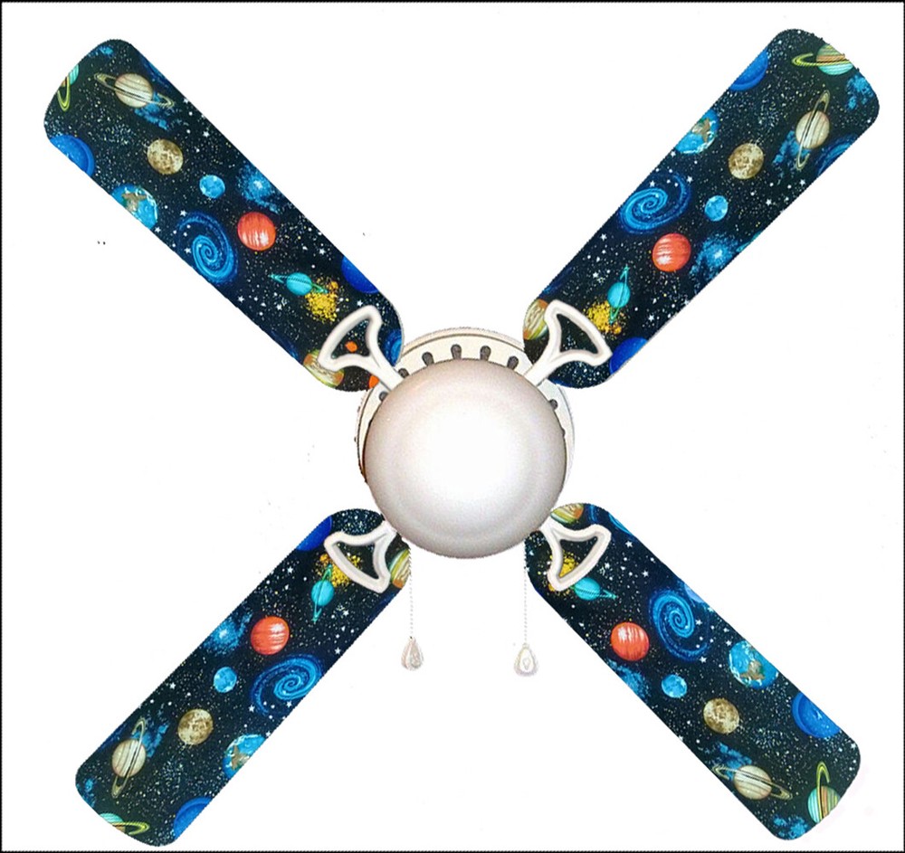 Spaced Out Outer Space 42" Ceiling Fan and Lamp