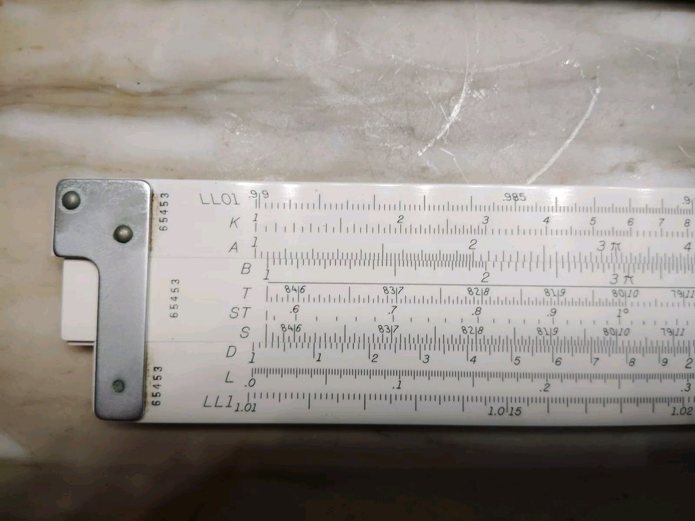 VINTAGE K & E DORIC SLIDE RULE SCALE N9081-3