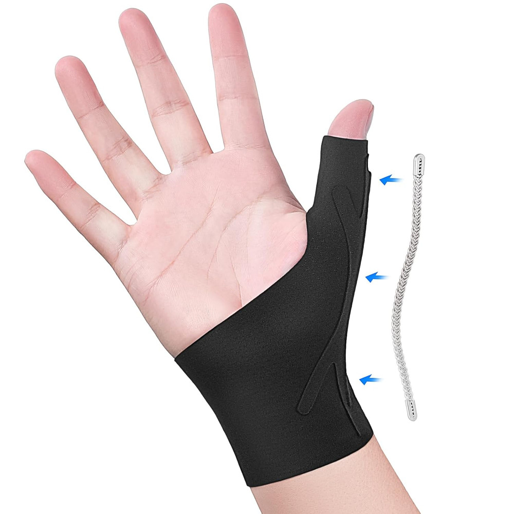 Thumb Wrist Brace Copper Compression Stabilizer Thumb Support Spica Splint for C