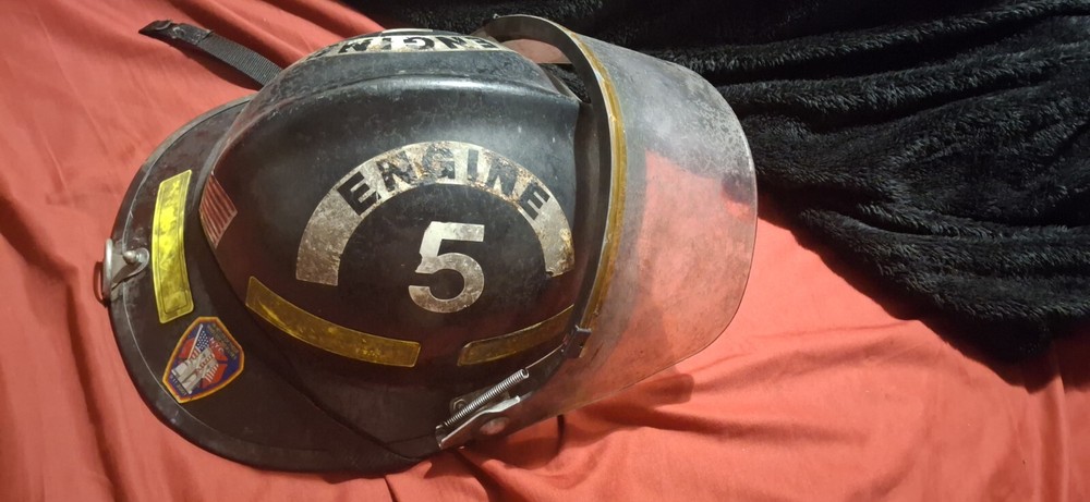 Vintage Salty Firefighter  Firehelmet
