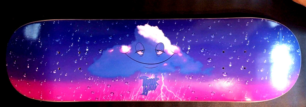 Than You Head In Clouds 8.5 Skateboard Deck