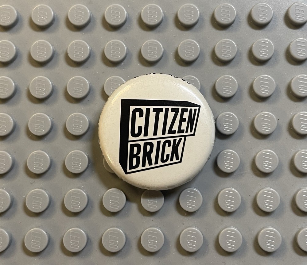Citizen Brick Pin White CBday Rare Accessory