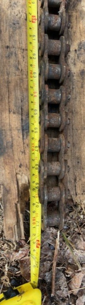 LARGE COTTERED PIN ROLLER CHAIN #100 and #120