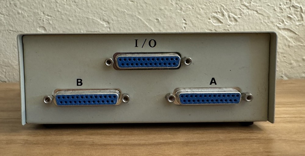 Vintage, PC Concepts A/B Data Transfer Switch Metal Box, 41622