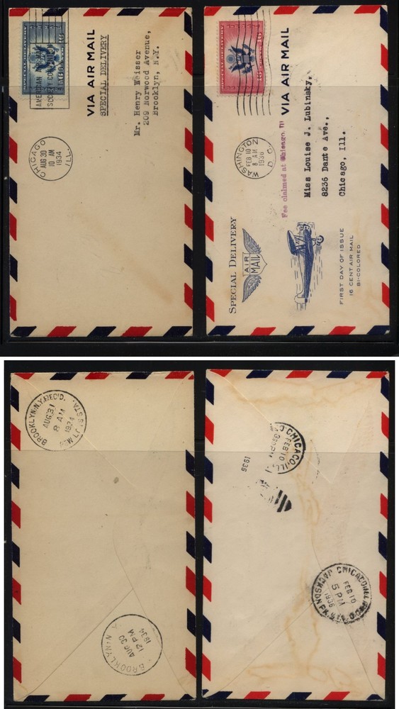 US CE1,CE2   first  day  cancel  cover        MS1006