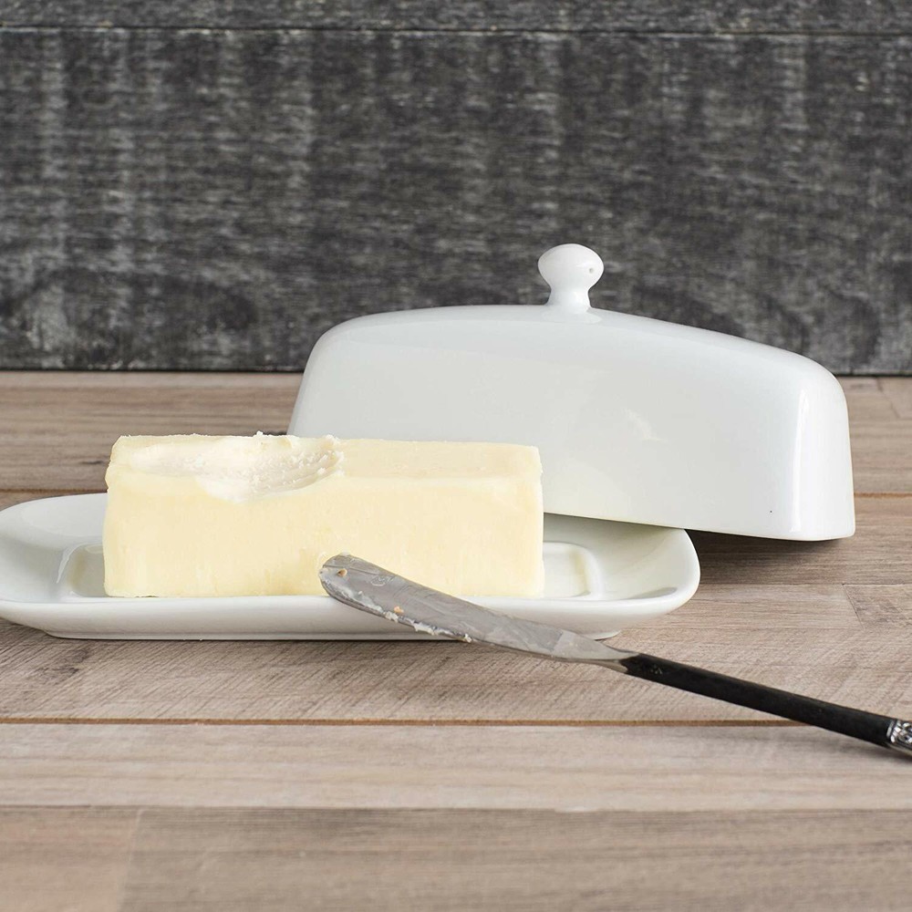 Now Designs Butter Dish, White (5037001)