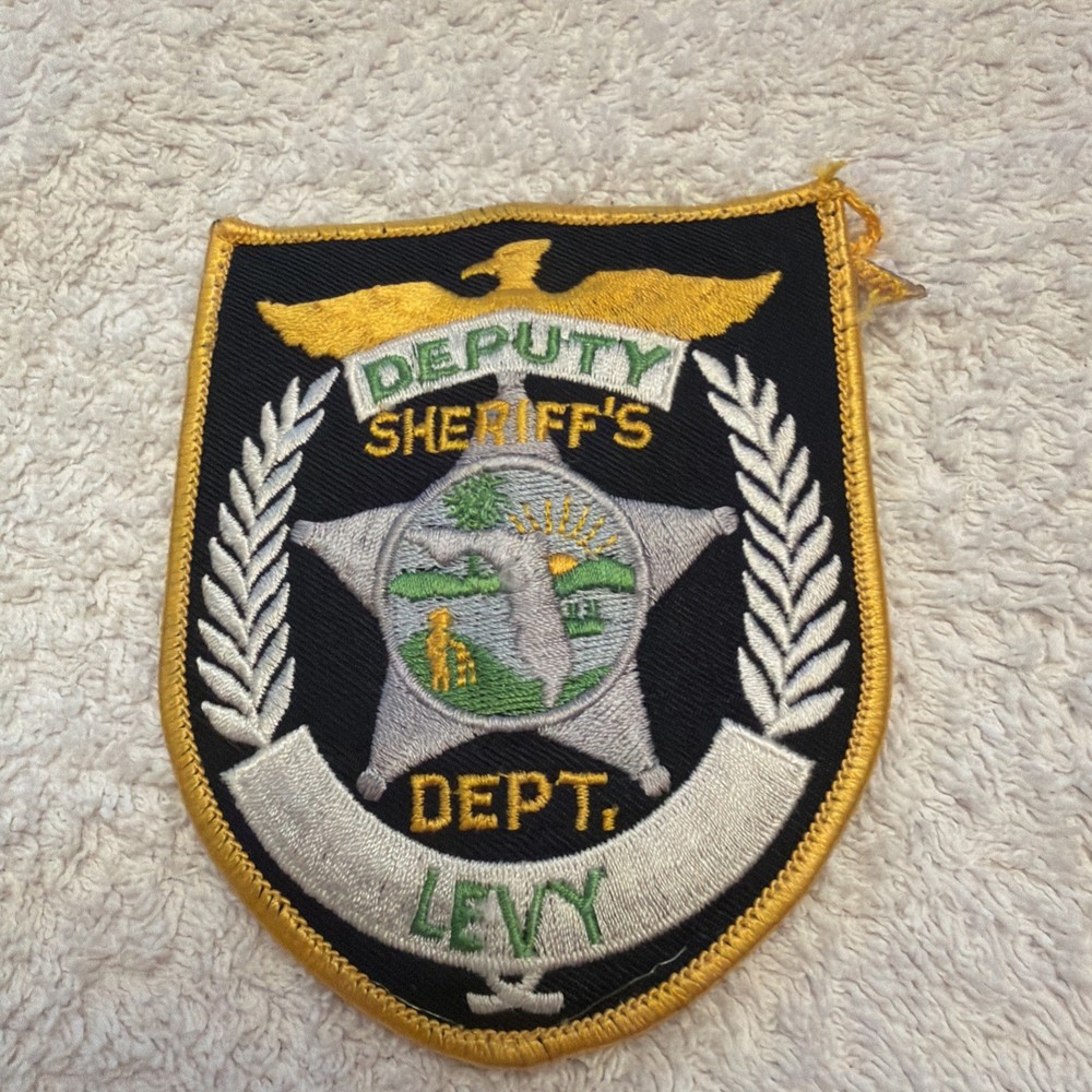 Vintage Obsolete Levy County Florida Sheriff’s Office Patch