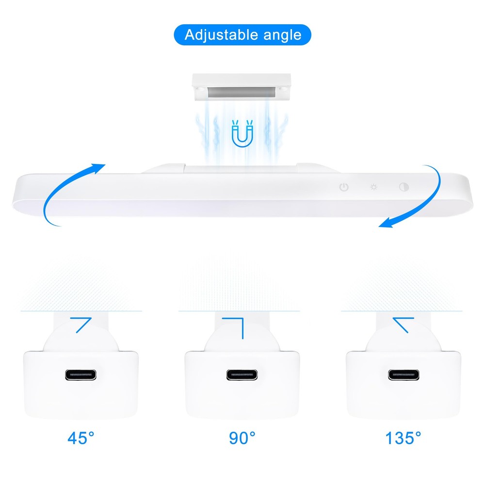 Makeup Light for Mirror, 3 Color Temperatures, Rechargeable 2000mAh
