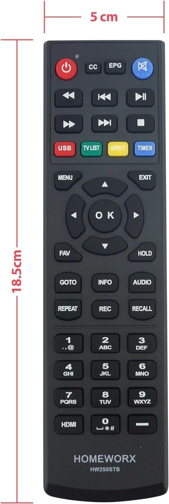 Clear QAM Digital Converter Box with Recording Function