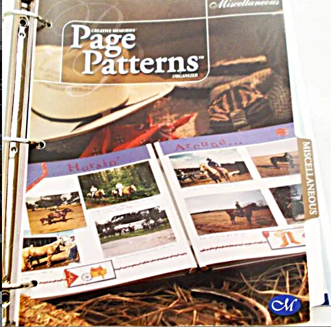Creative Memories Scrapbooking Binder Organizer Ideas Page Patterns