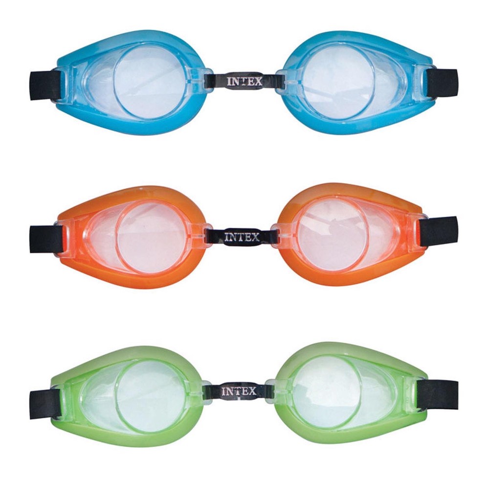 Intex 55602E Assorted Hypoallergenic Polycarbonate Swimming Play Goggles