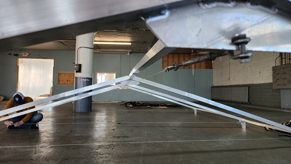 Mobile Shelter Systems Expeditionary STF Warehouse System Frame and Tent