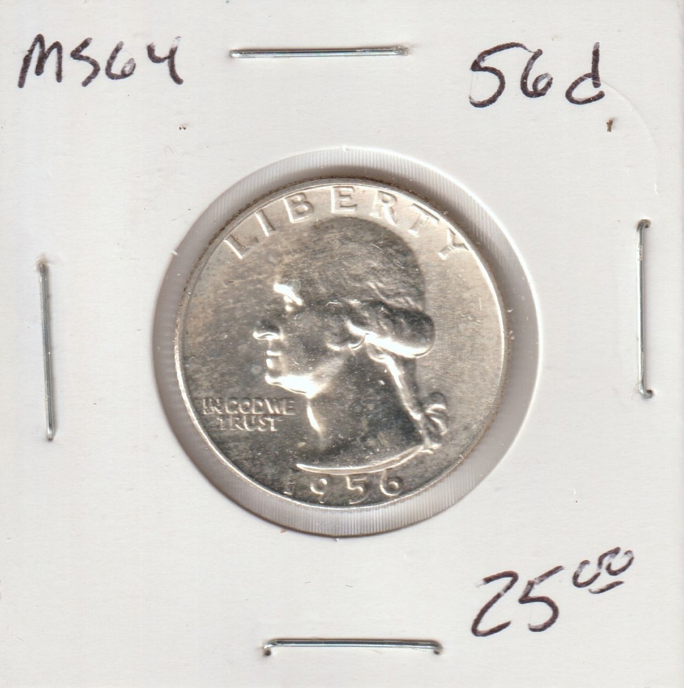 1956-D Washington Quarter MS Condition