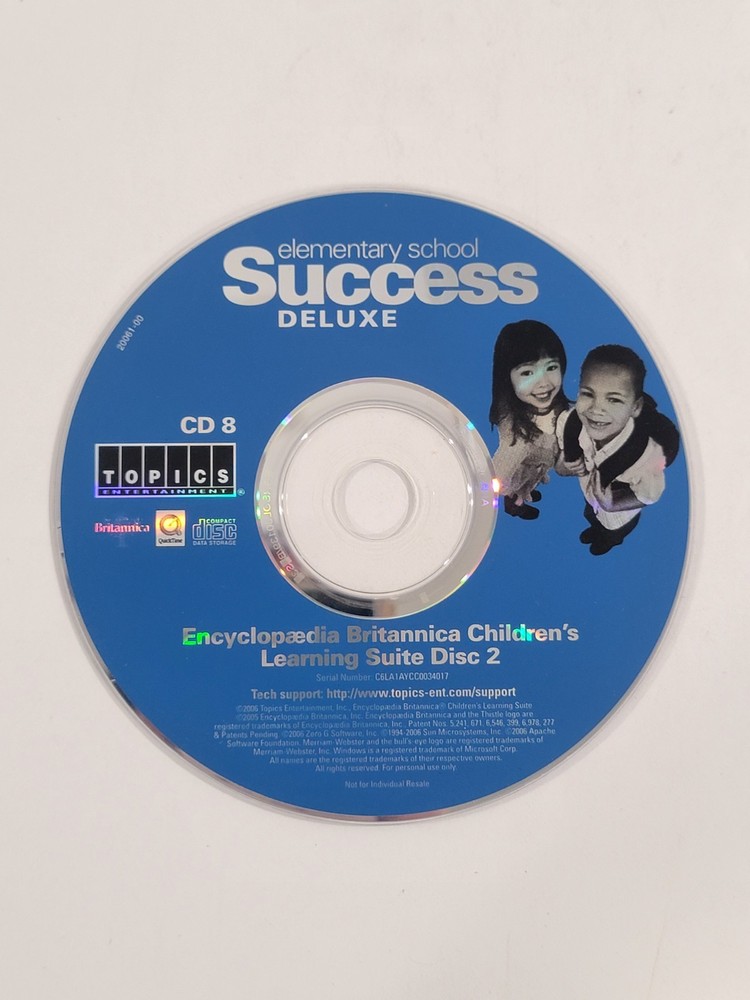 Elementary School Success Deluxe 2006 9 CD Learning Set - Loose Discs