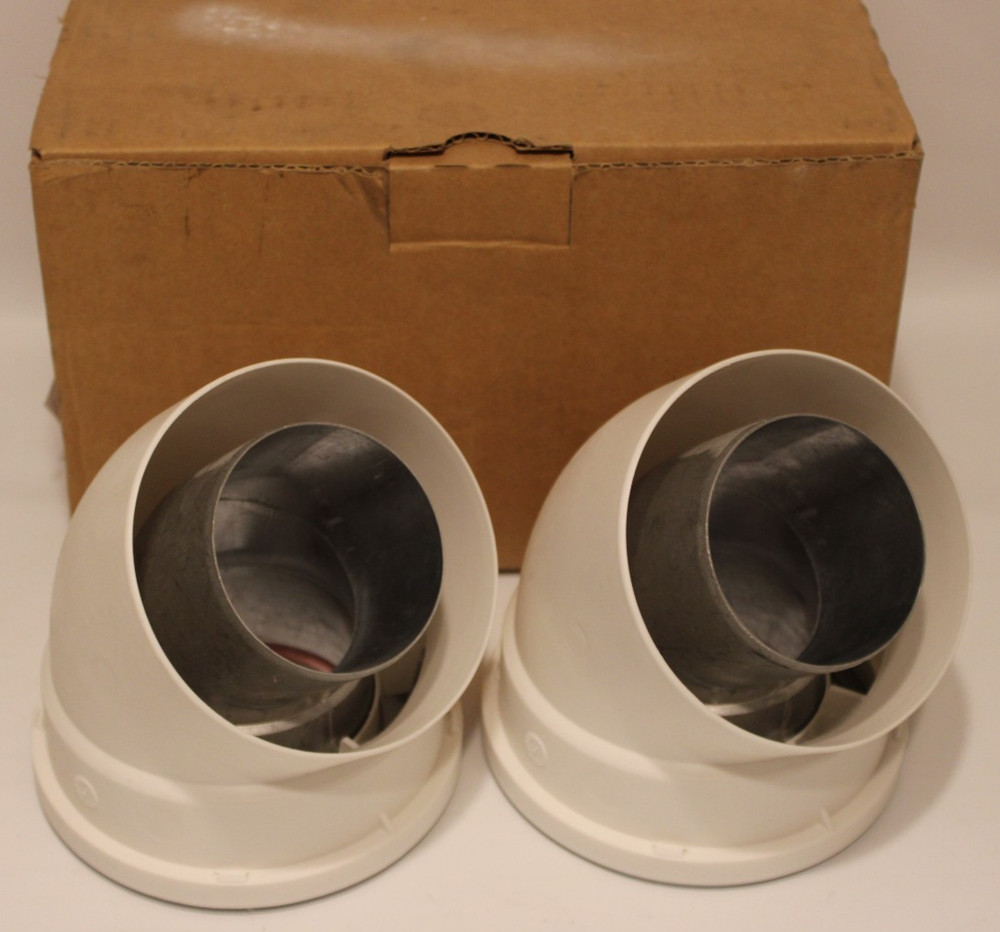 Rinnai 224050 - 45° Non-Condensing Vent Pipe Elbows (2 Pack) NOS