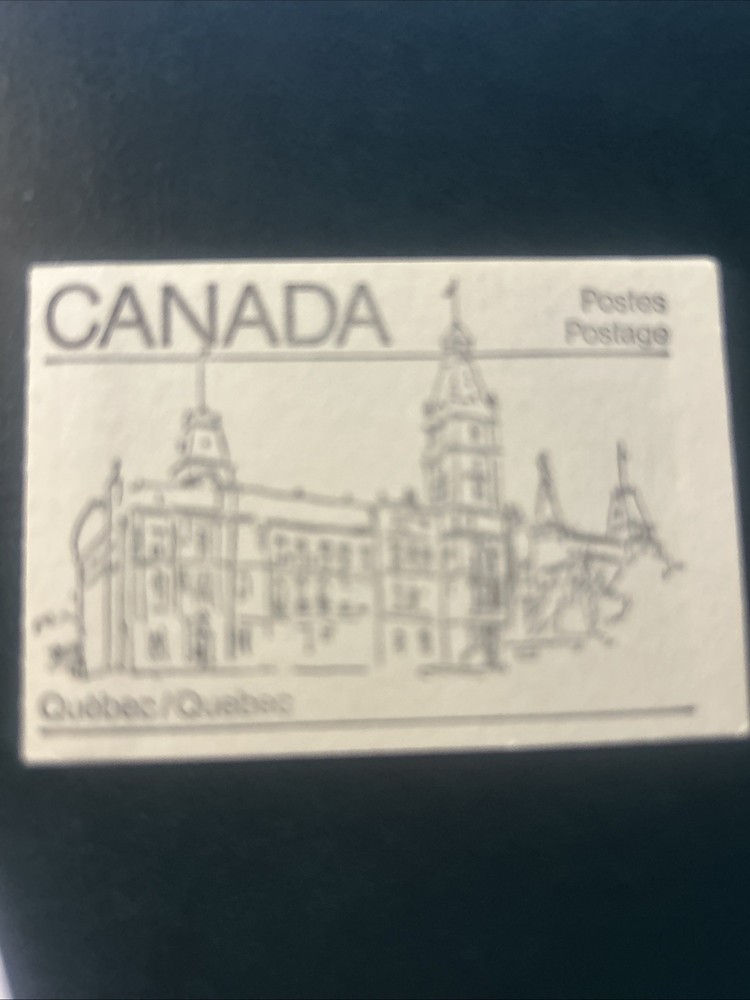 CANADA BOOKLET STAMPS BK82 Quebec