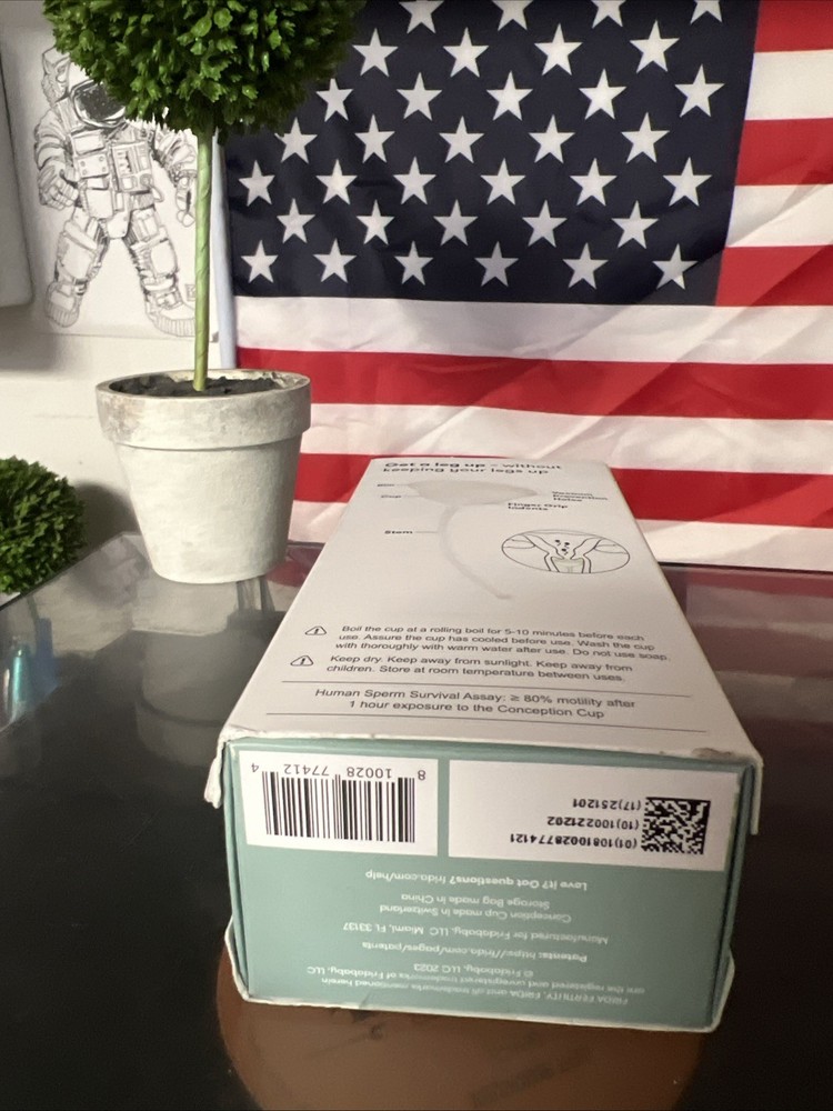 Frida Fertility, Conception Aid Cup, 1 Soft Reusable Cup Sealed