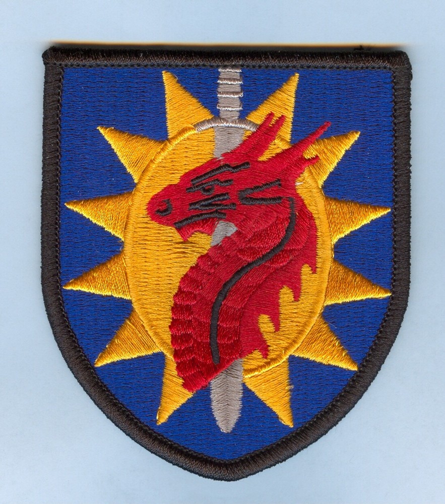 NEW ISSUE SSI:   224th Sustainment Brigade (Blue Background)