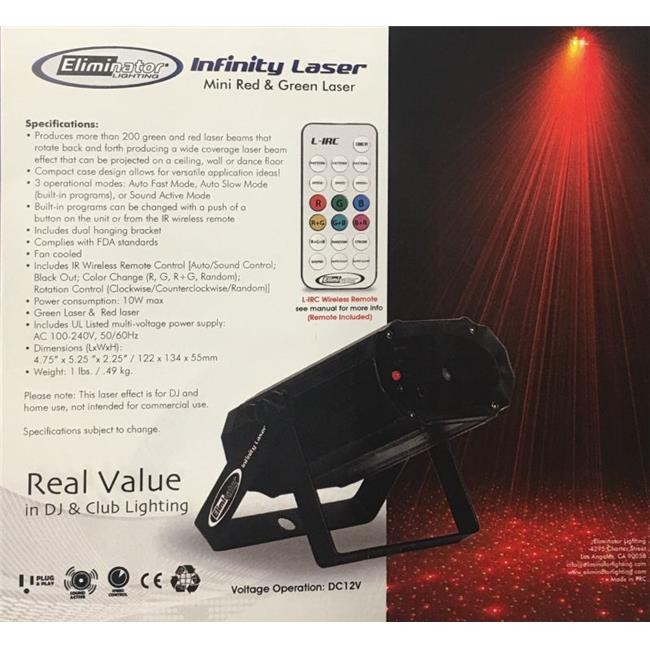 Eliminator INFINITYLASER Red/green Laser Effect
