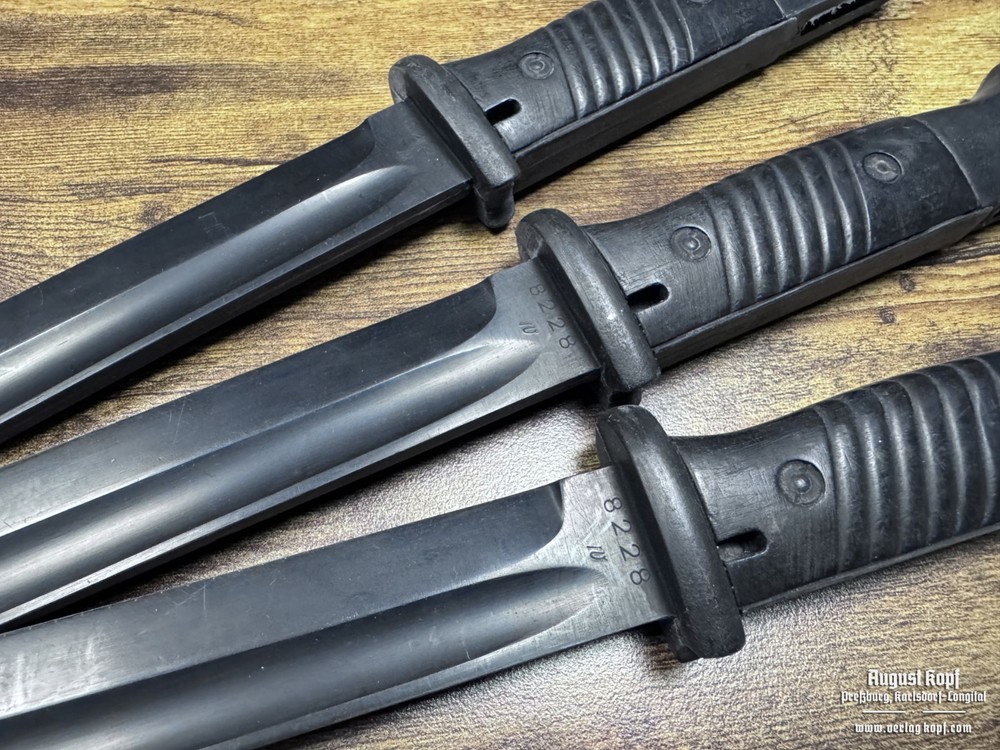 WW2 German - Training Bayonet S84/98 – Rubber Replica (Safe Training Version)