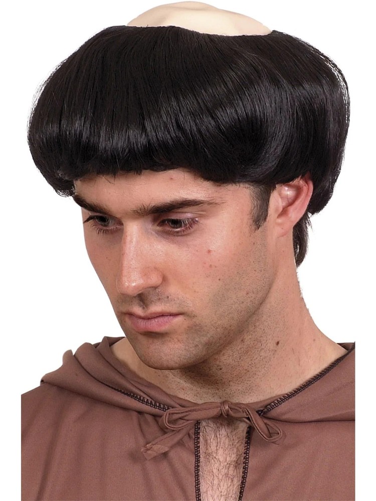 Smiffy Monks Black Wig