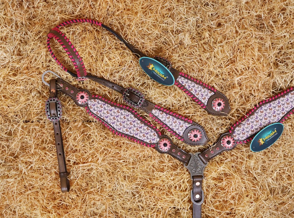 Headstall & Breast Collar Tack Set for Horse