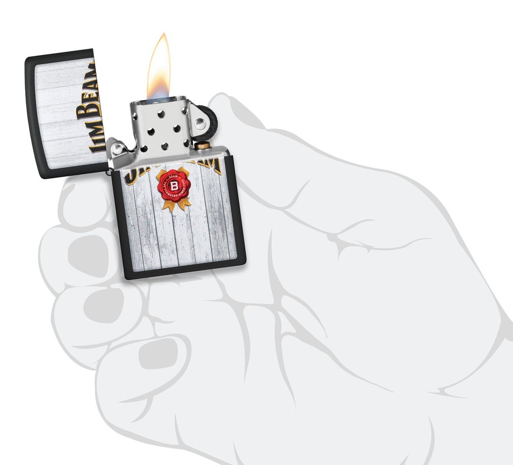 Zippo Jim Beam Black Matte 48741