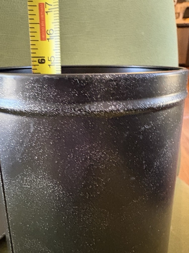 Witch And Cat Black Tin Container With Lid