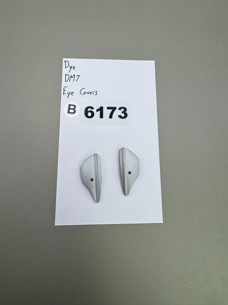 Dye DM7 Eye Covers-Satin Silver