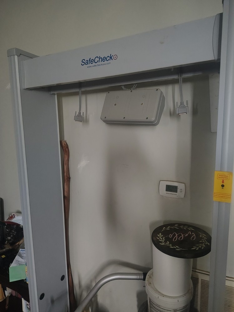 Safe chek temperature walk through detector