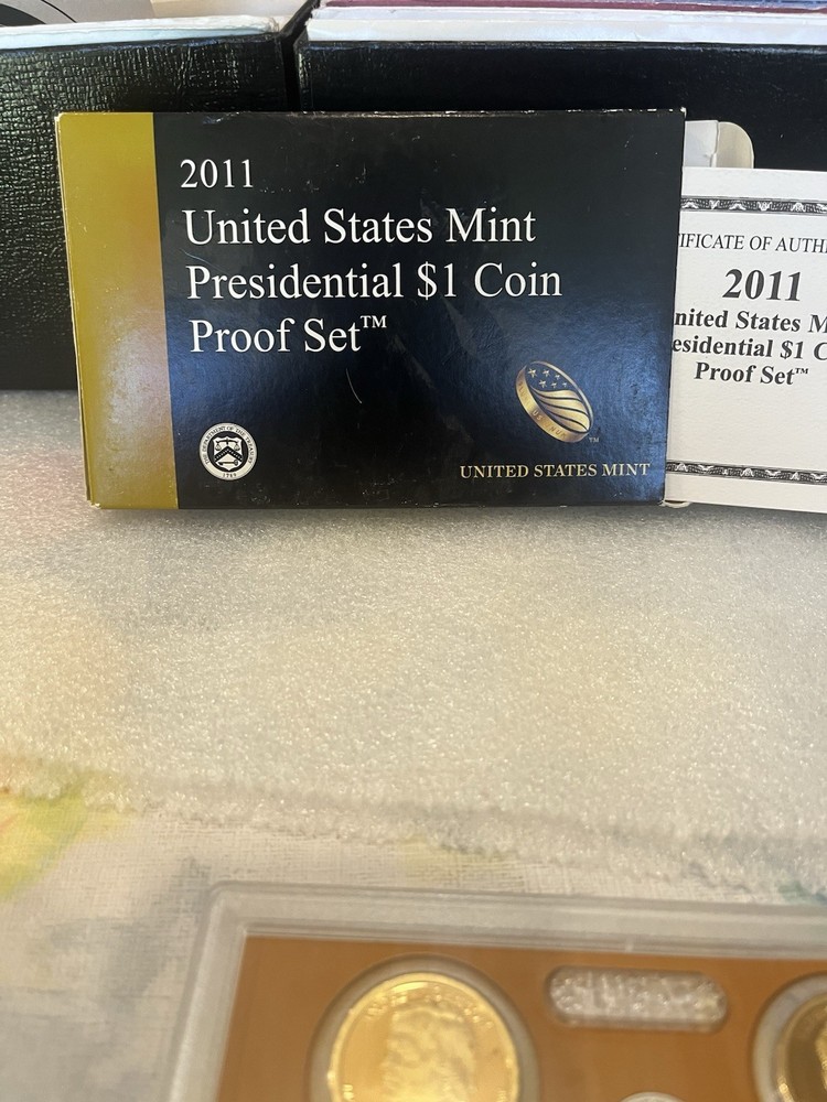 U.S. Mint 2011 Presidential $1 Proof Set Uncirculated