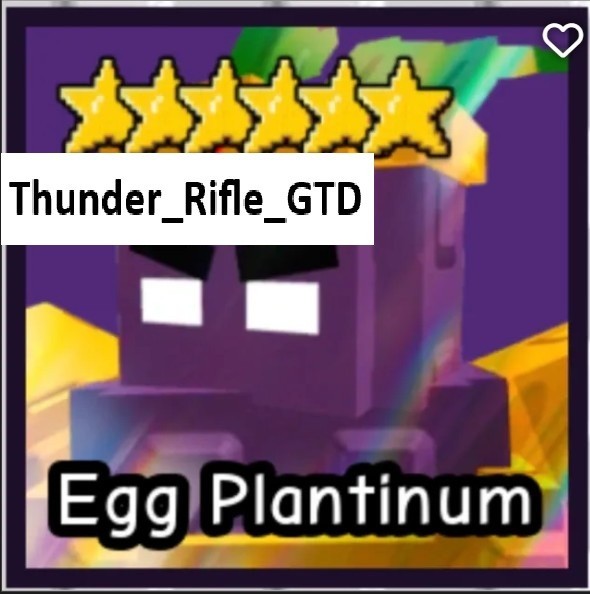 Egg Platinum | Garden Tower Defense - GTD
