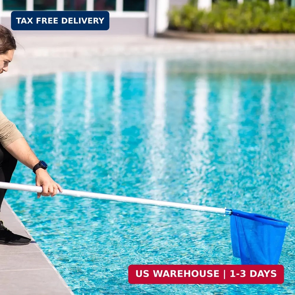 Pool Skimmer - Pool Skimmer Net without Pole, Swimming Pool Leaf Skimmer Net wit
