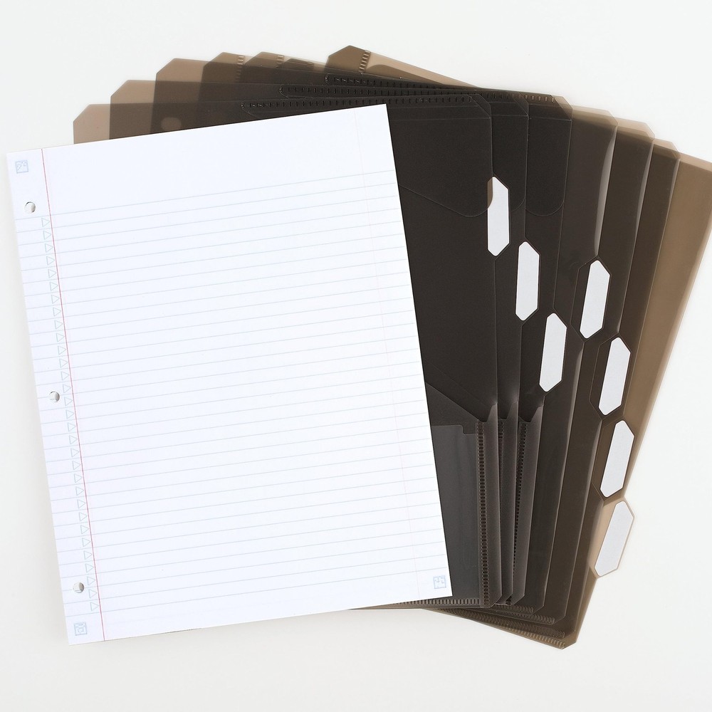 TechLock Ring Binder, Refillable Notebook, Dividers, 300 Pages