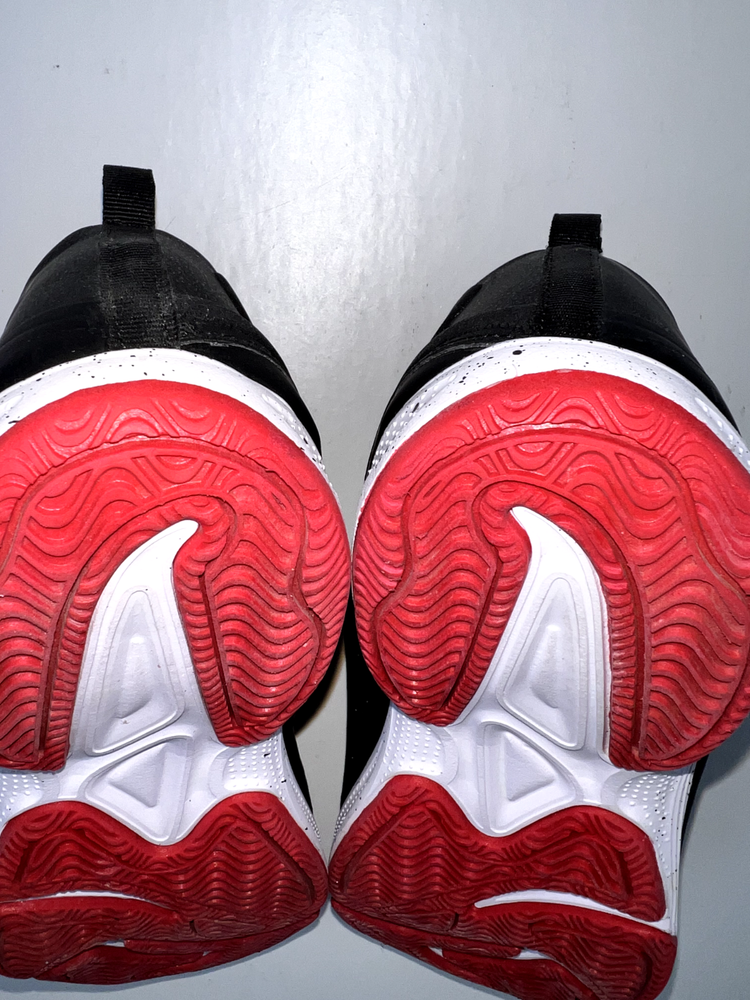 bcg Academy Boys HiTop 6.5D Black White Red