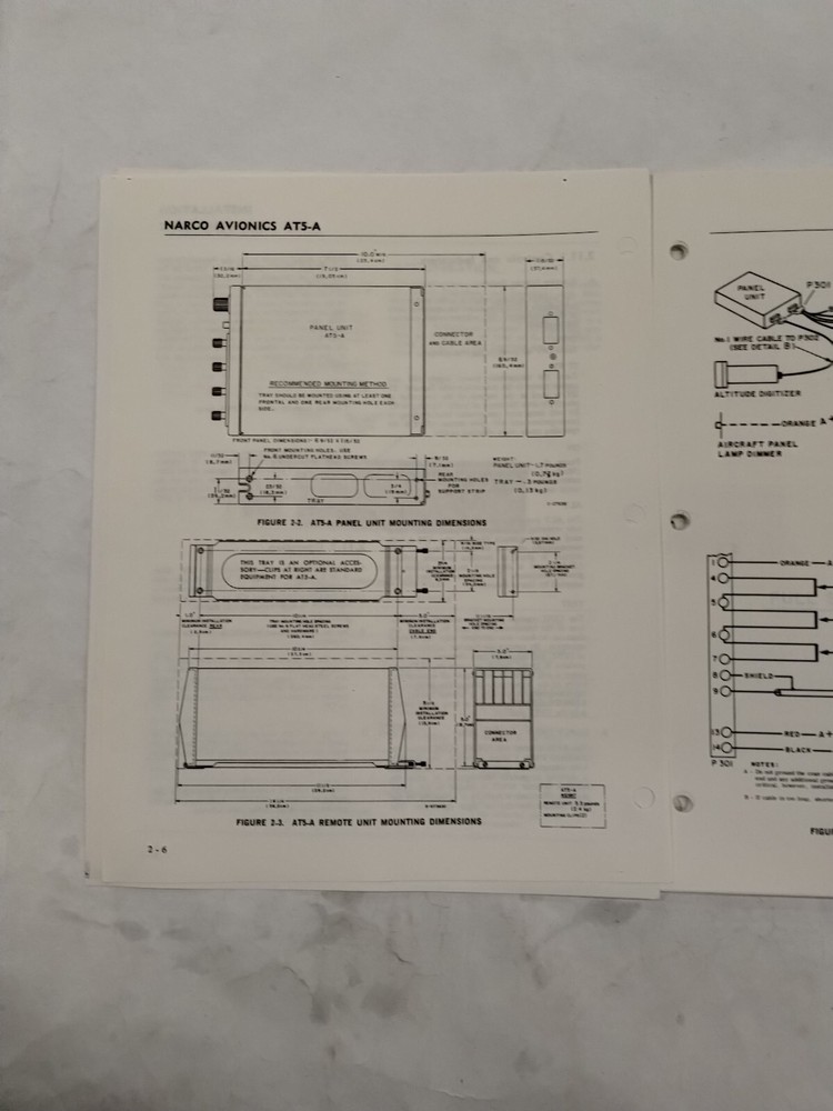 Narco AT5-A Transponder System 14/28 Volt Maintenance Manual-Copy
