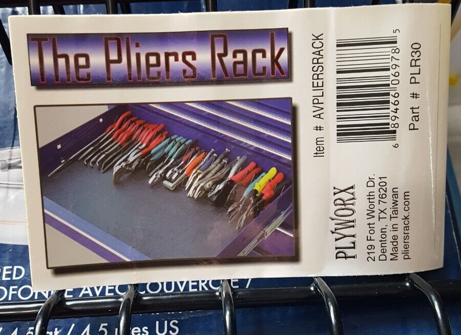 30" Pliers Rack Organizer For Tool Drawer Box Storage Organization Toolbox P2
