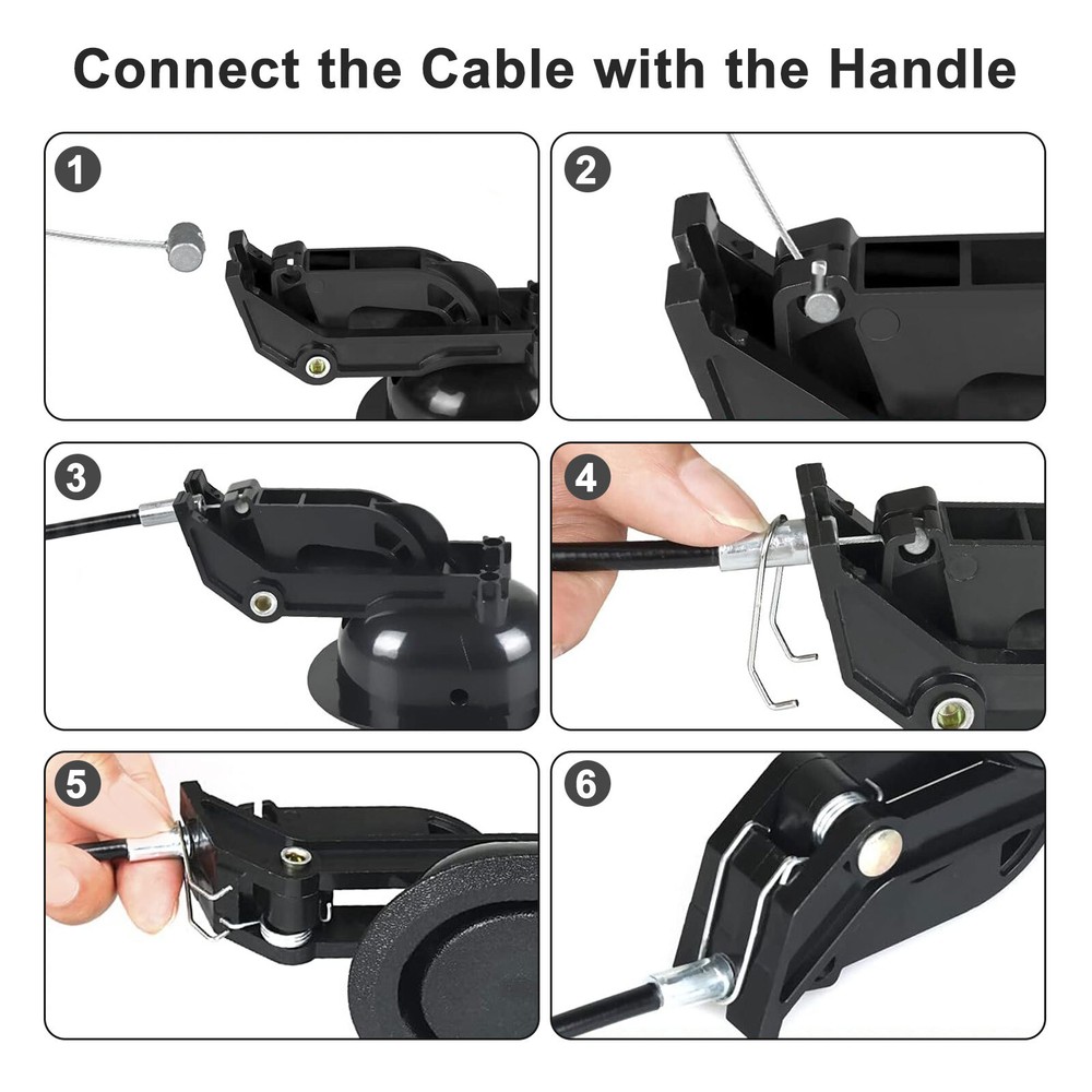 Universal Black Recliner Replacement Pull Handle Chair Sofa Couch Release Lever