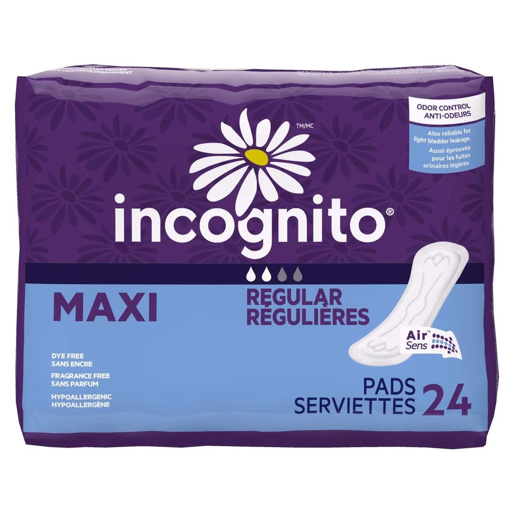 Incognito Maxi Pad, Regular