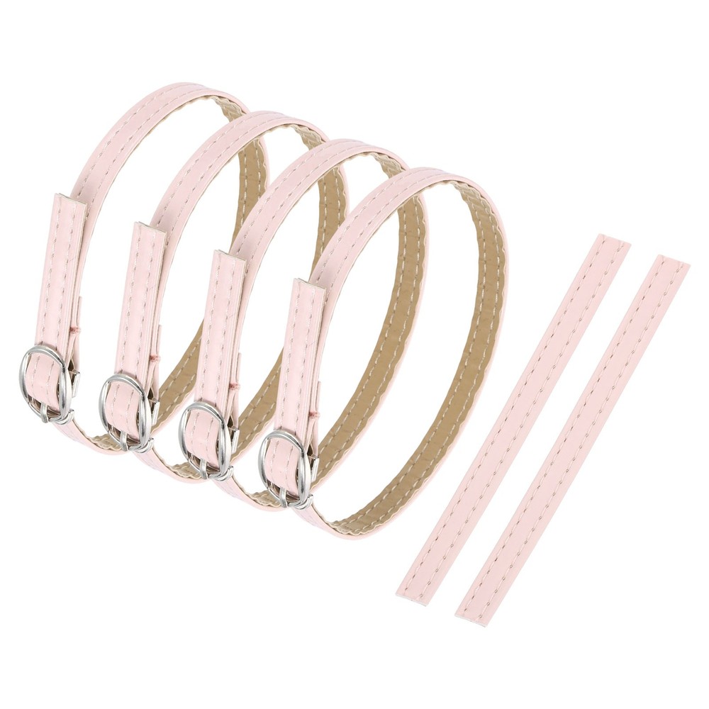 2 Pair Replacement Ankle Strap for Heels Shoe Bands, Light Pink