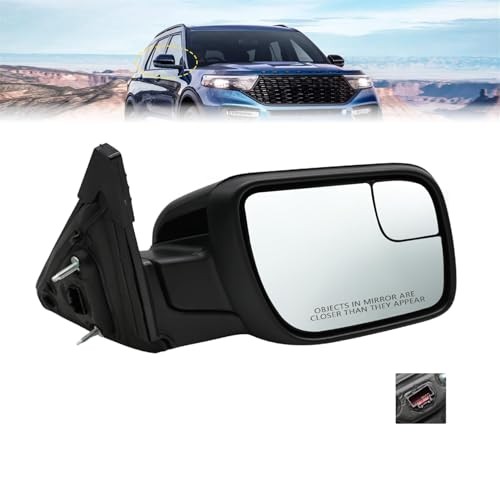 Passenger Side Mirror Assembly Compatible with 2011-2019 Explorer Side Right