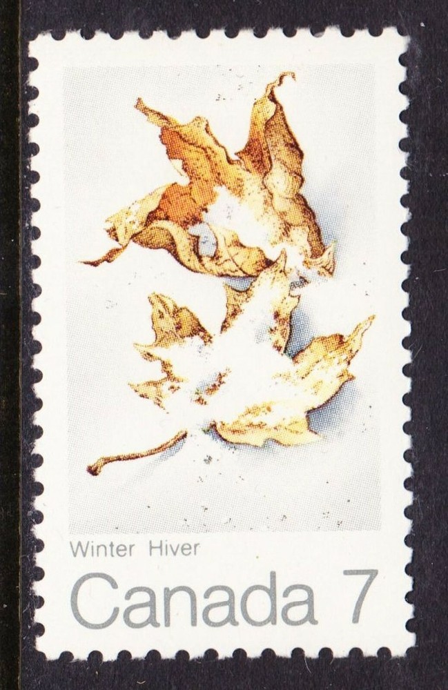 CANADA NO 538, MAPLE LEAVES: WINTER, (TREES)  MINT NH