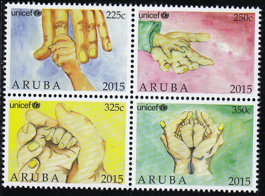 Arubu Issue 2015 (803-806) Unicef