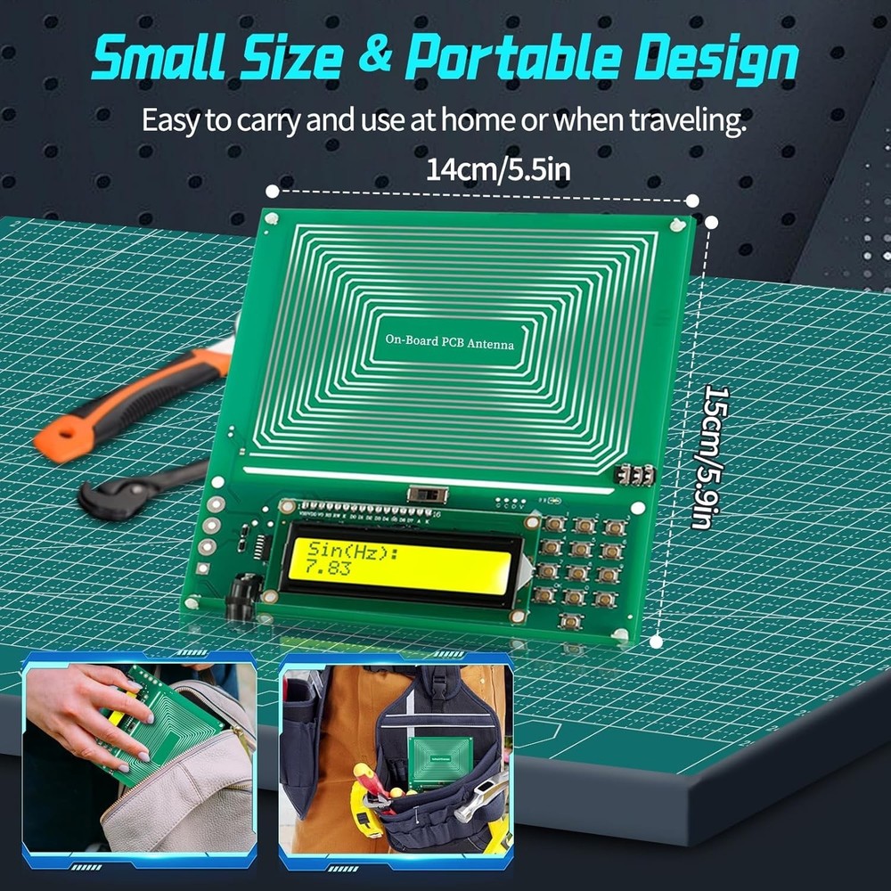 Adjustable Schumann Resonance Generator, Healing Frequency Device, 7.83Hz Freque