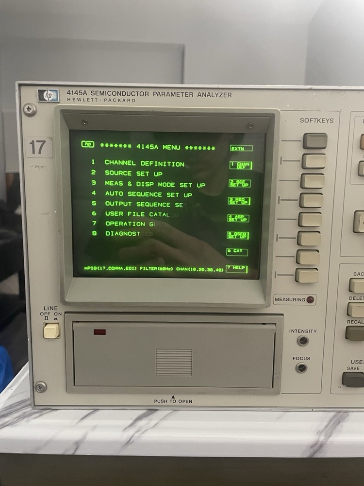 HP 4145A Semiconductor Parameter Analyzer Used Condition Working See Description